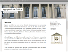 Tablet Screenshot of nguyenlawoffice.com